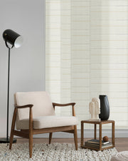 white vertical blinds