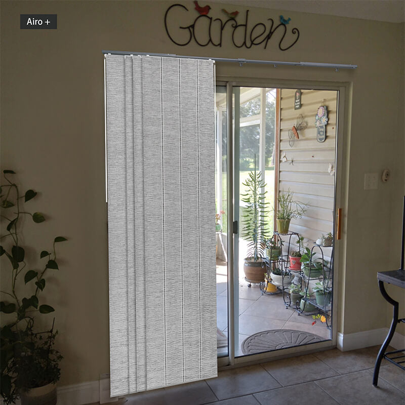 sliding panel track blinds