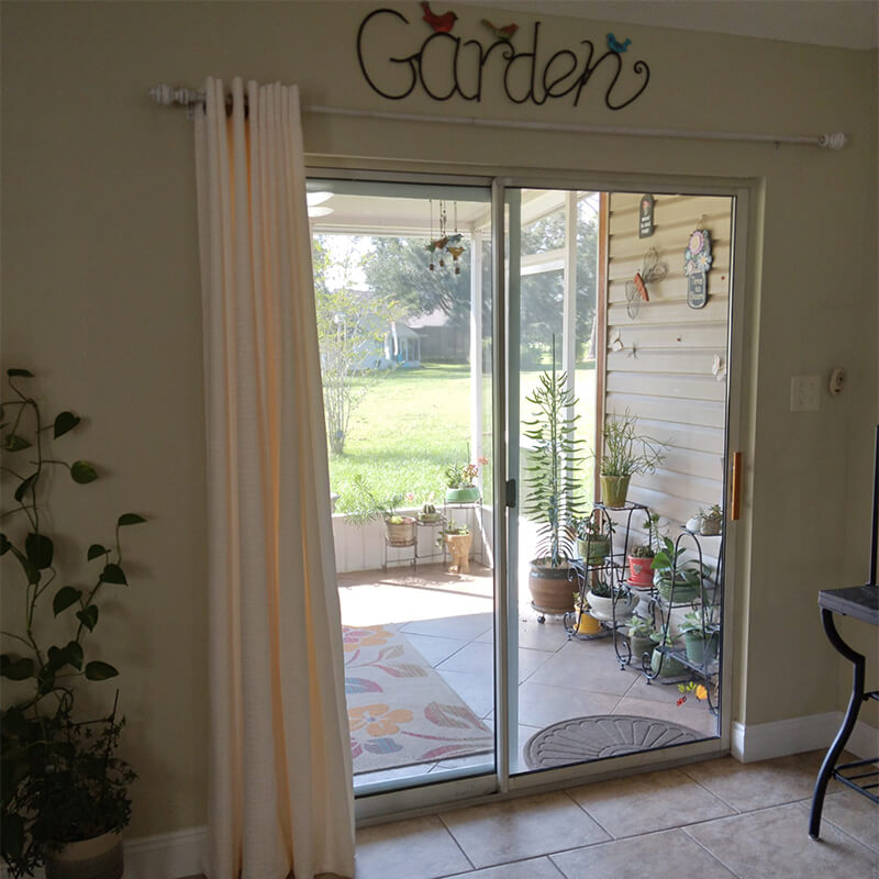 sliding door blinds