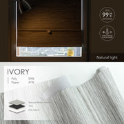 Cordless magnetic Roman shades for privacy