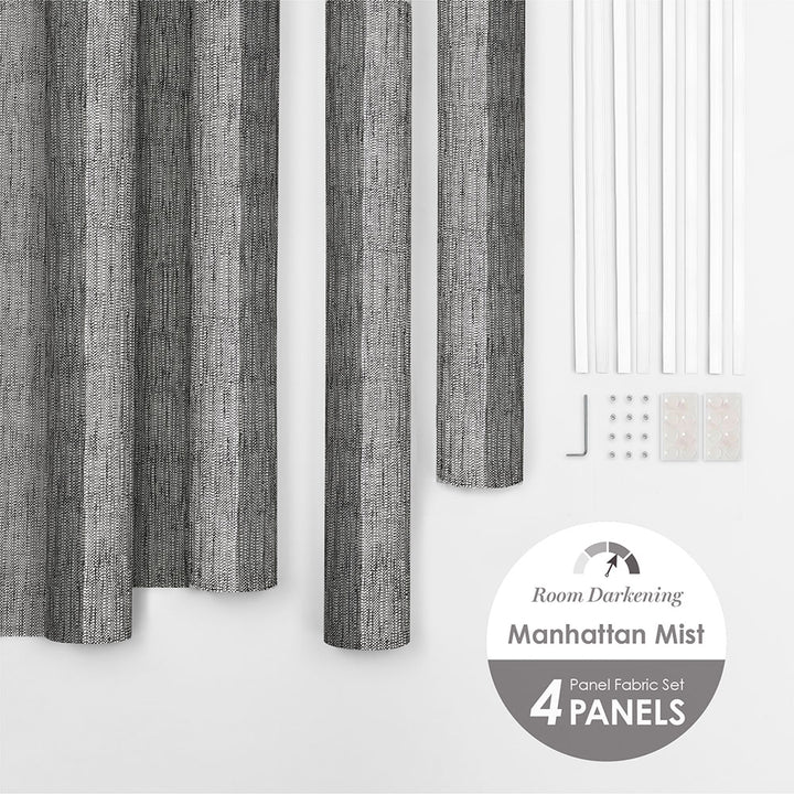 Panel Fabric Set  | Room Darkening | Manhattan Mist