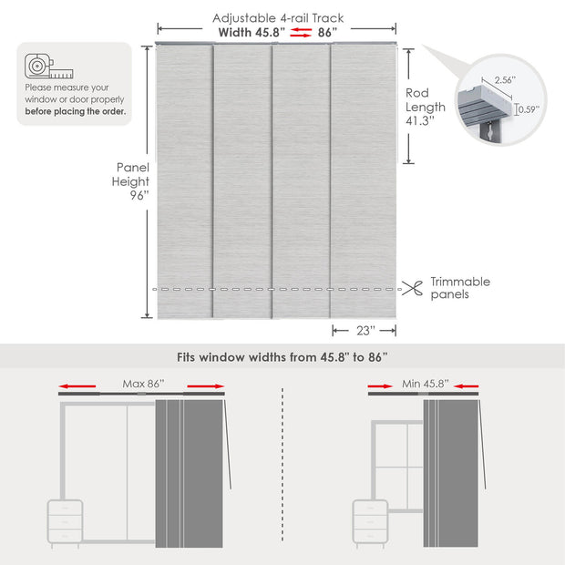 Adjustable Sliding Panels | Light Filtering | Marble