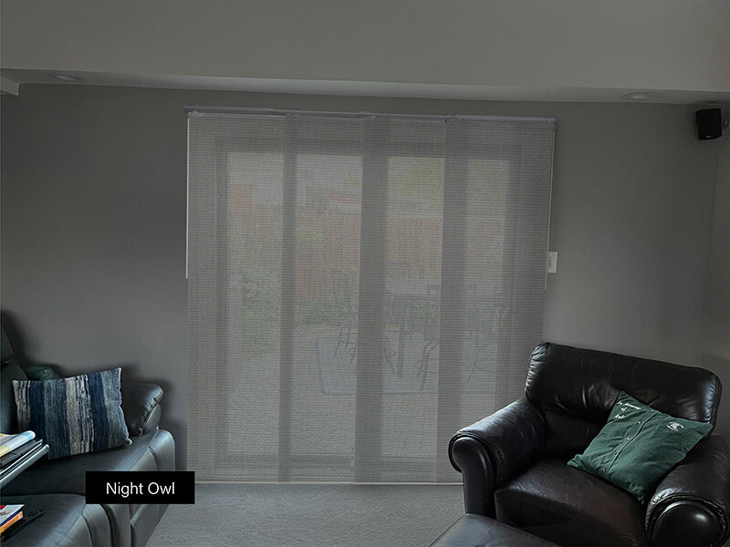 large sliding door blinds