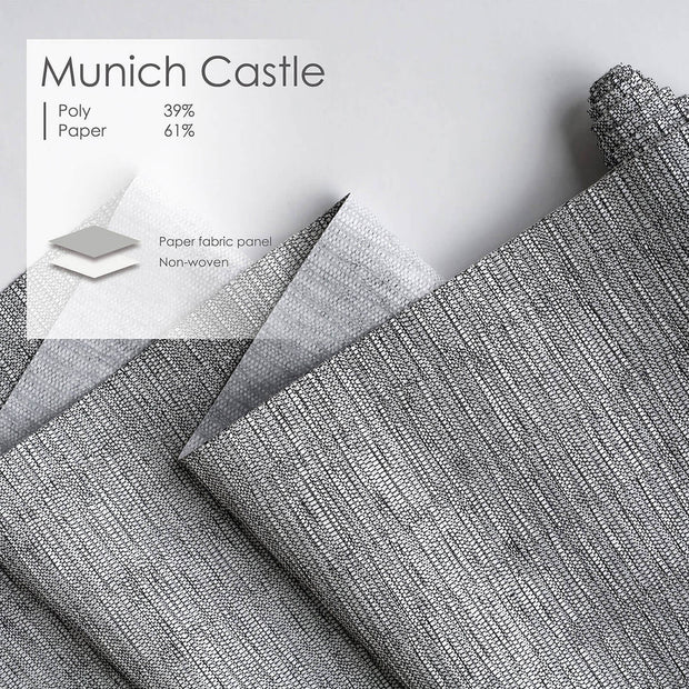 pleated white and gray fabric