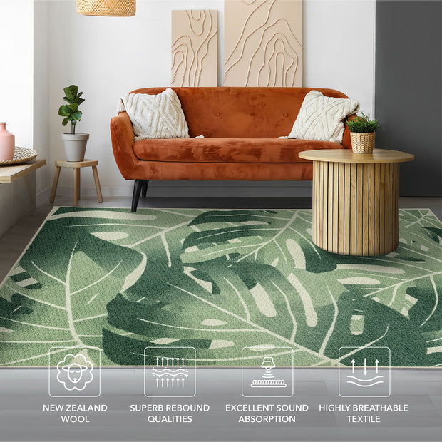 Leaf Pattern Rug