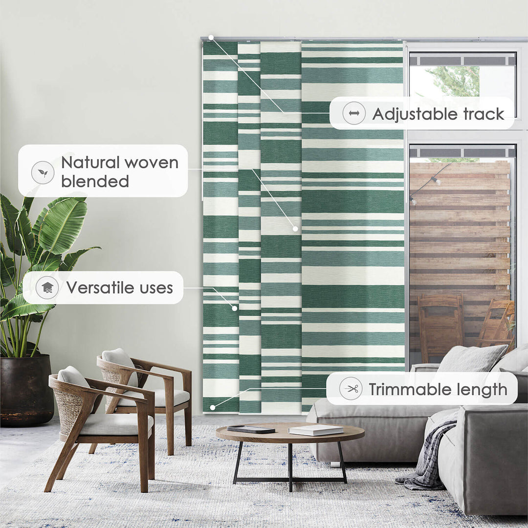 panel track blinds feature