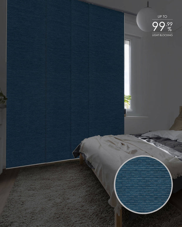 blue blackout blinds for bedroom