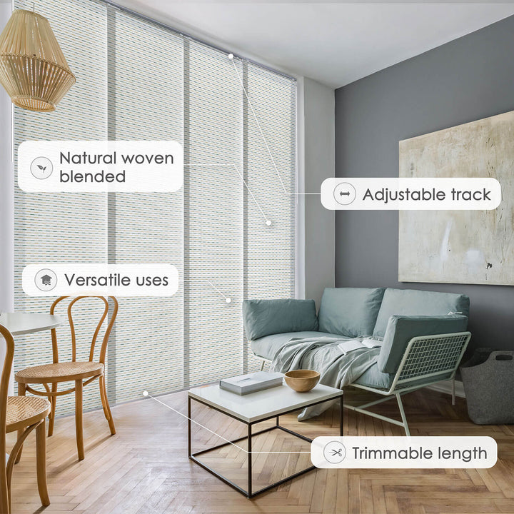 panel track blinds features