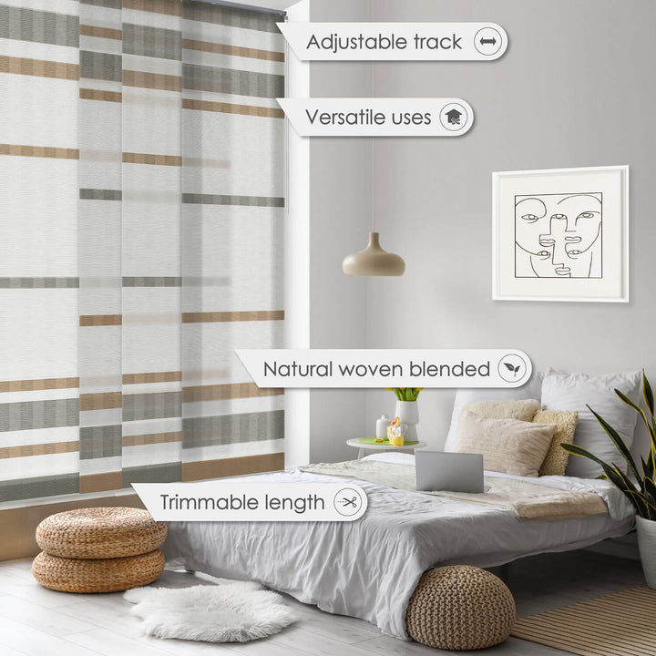 panel track blinds features