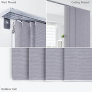 vertical blinds top and bottom details