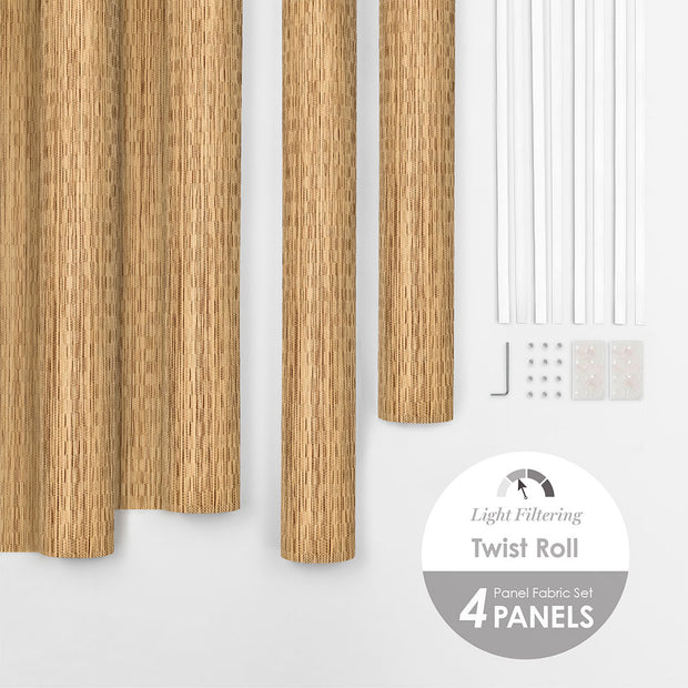 Panel Fabric Set  (4 Panels) | Light Filtering | Twist Roll