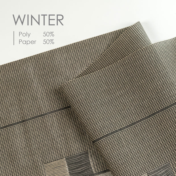 Adjustable Sliding Panels | Semi-Sheer (Dense Weave) | Winter