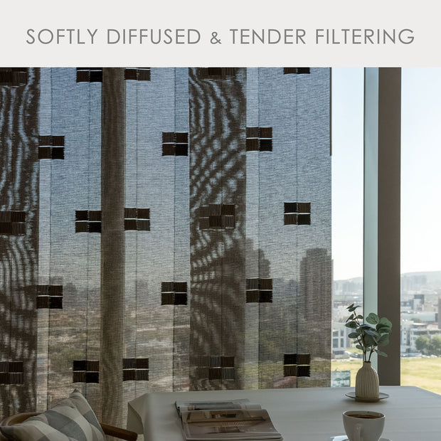 Adjustable Sliding Panels | Semi-Sheer (Dense Weave) | Winter