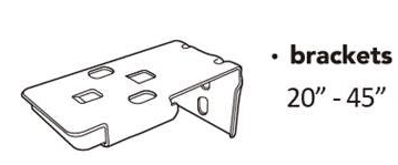 4 Brackets for Free Stop Zebra Roller Shade for Rob Sullivan