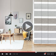Adjustable Sliding Panels | Semi-Sheer | Cactus