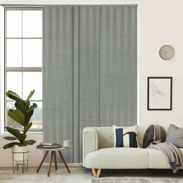 gray blinds for large windows