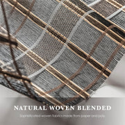 natural paper woven fabric details