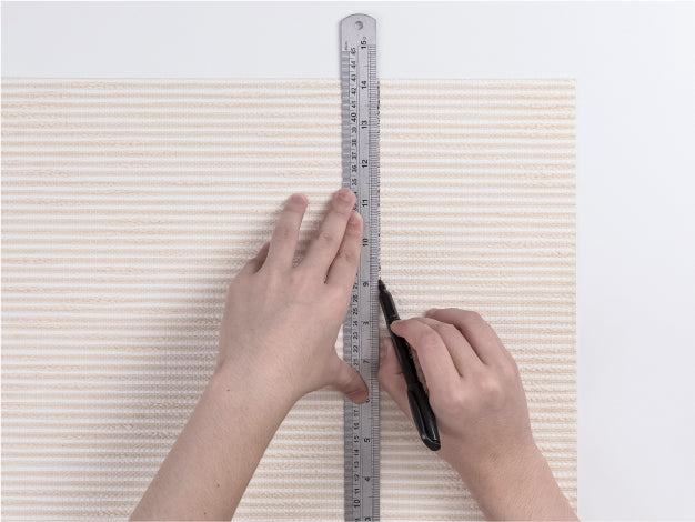 mark cutting lines on fabric