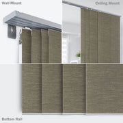 vertical blinds top and bottom