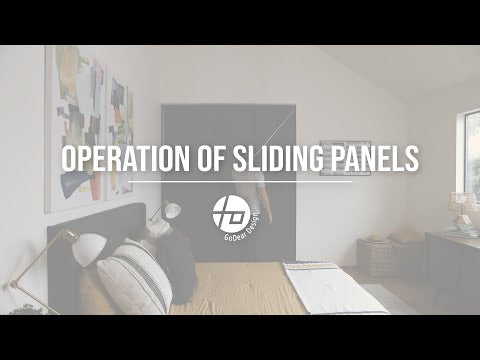 operation of sliding panels