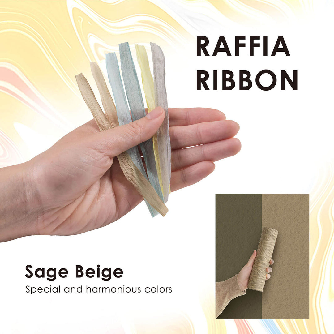 double color paper ribbon