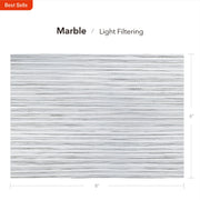 Sample | Adjustable Sliding Panels | Light Filtering | Marble Test 4 -8"W x 6"H