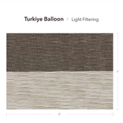 Sample | Adjustable Sliding Panels | Light Filtering | Marble Test 4 -8"W x 6"H