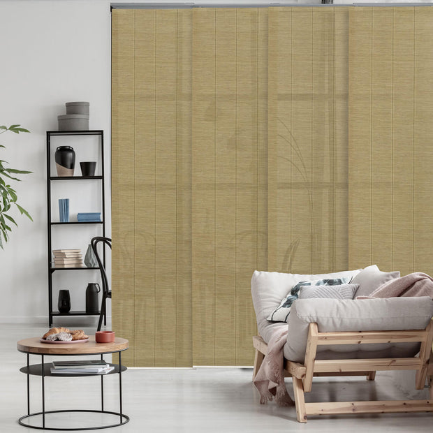 fabric sliding panels room partition