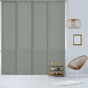 gray light filtering window panel curtain