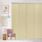 cream vertical blinds for large window