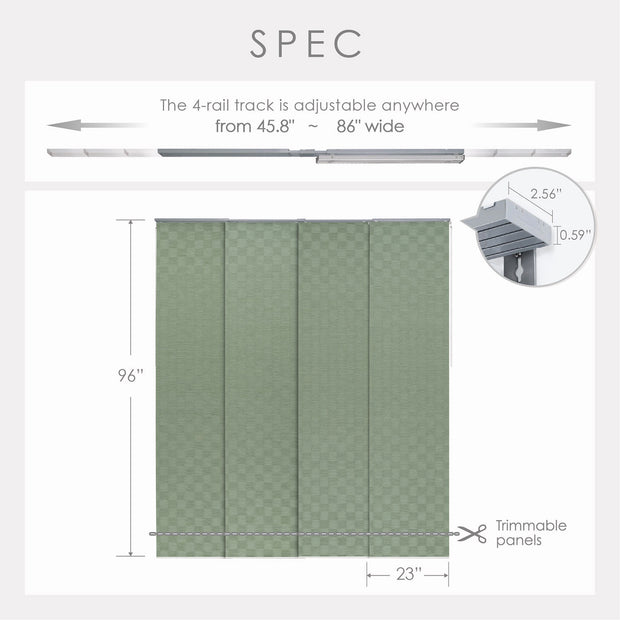 vertical blinds specification