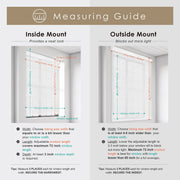 roller shade measuring guide