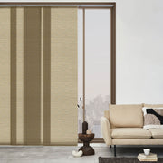 cream color large window blinds