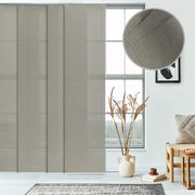 semi-sheer panel curtain blind