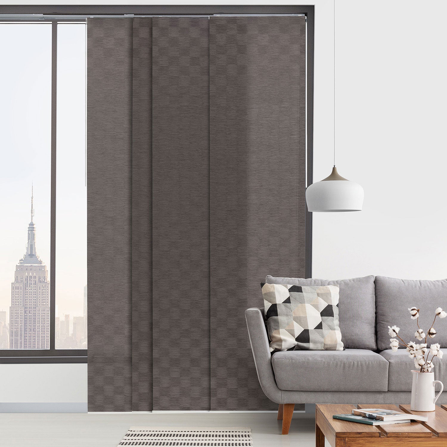 Godear Design® Deluxe Adjustable Sliding Panel Vertical Blinds – GoDear ...