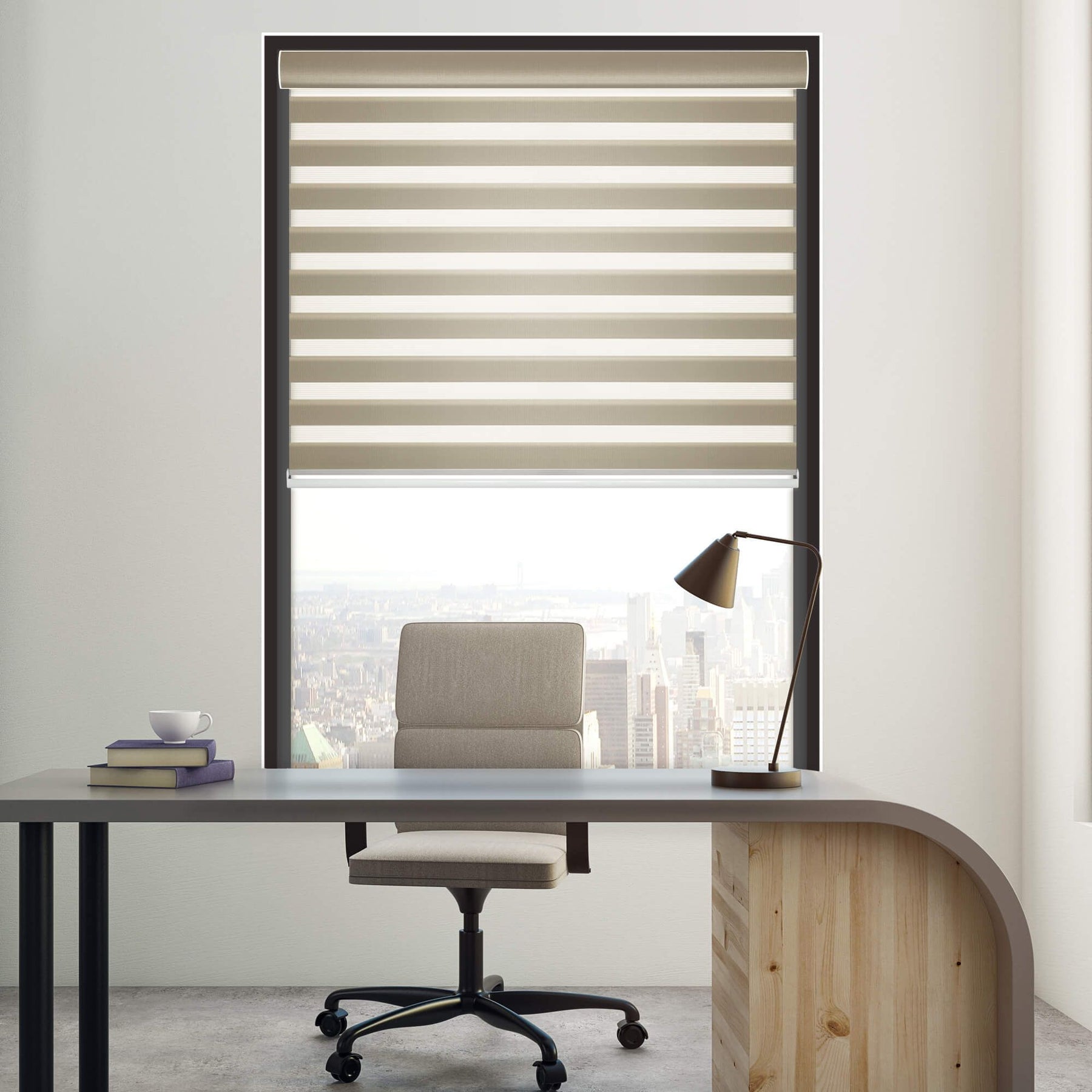 Zebra Roller Shades Cordless Roller Shades GoDear Design