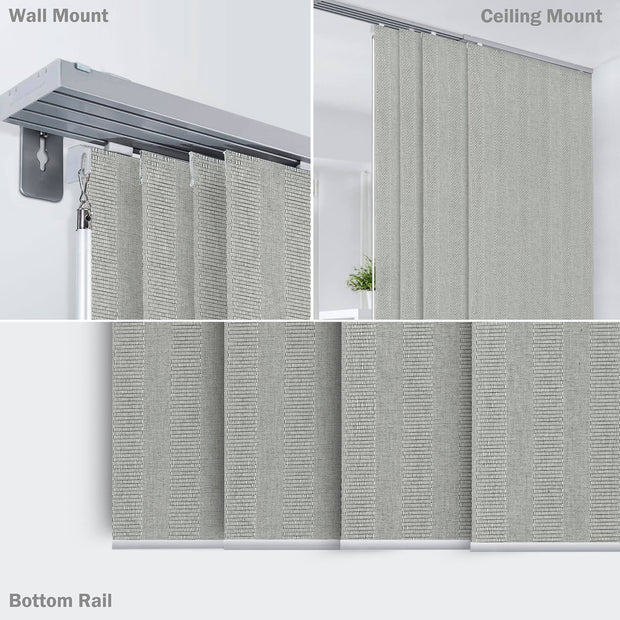 stripe pattern vertical blinds mounting type