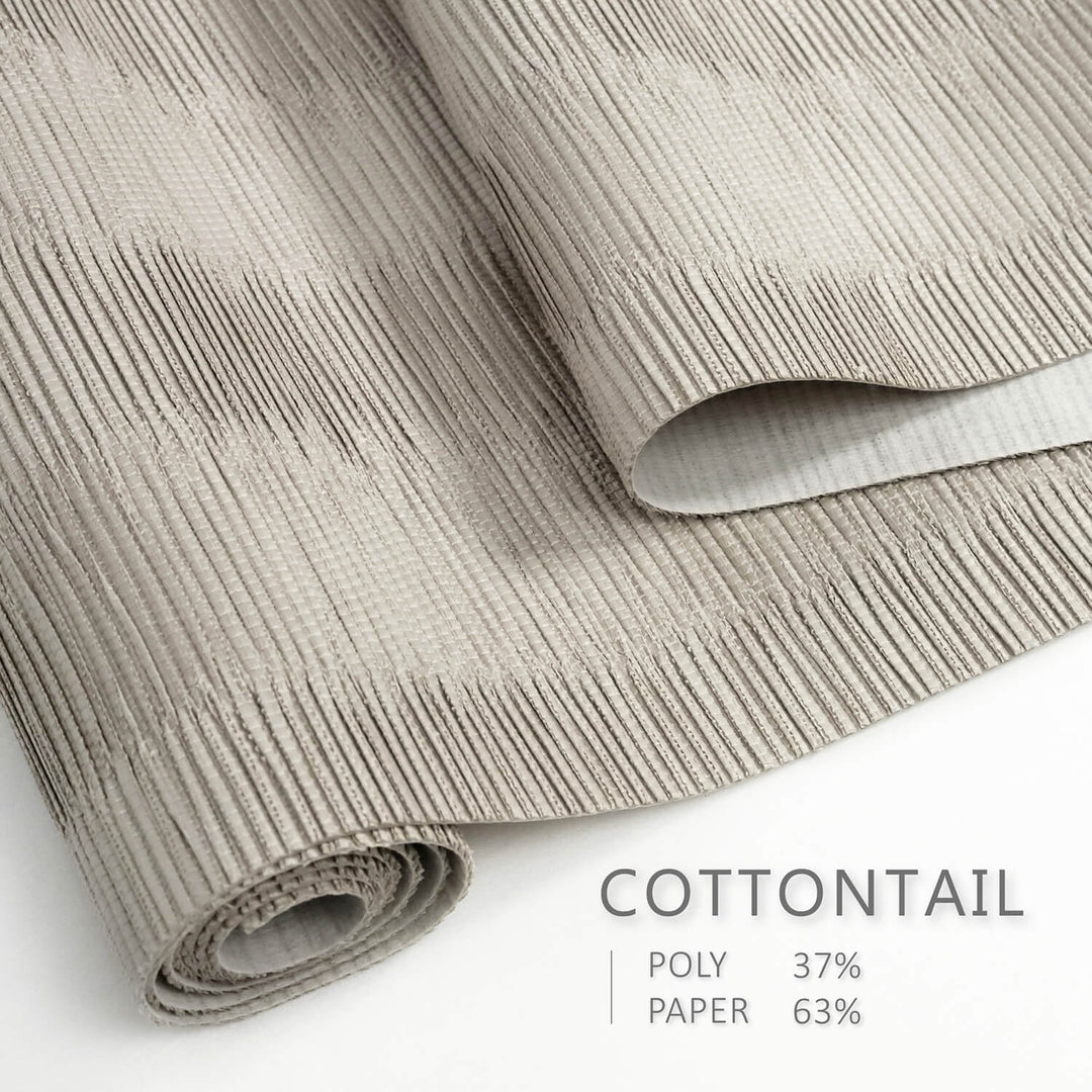 beige light filtering panel fabric detail