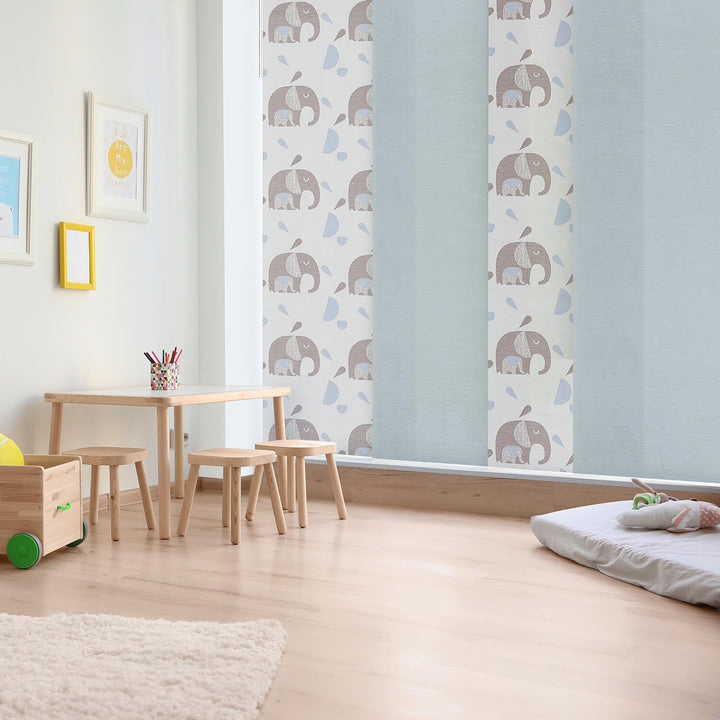 playing room cordless window treatment