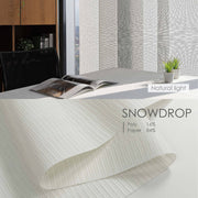 snowdrop white paper woven panels