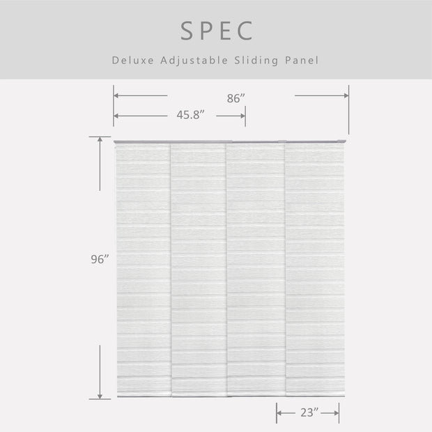Adjustable Sliding Panels | Light Filtering | Swan - GoDear shop