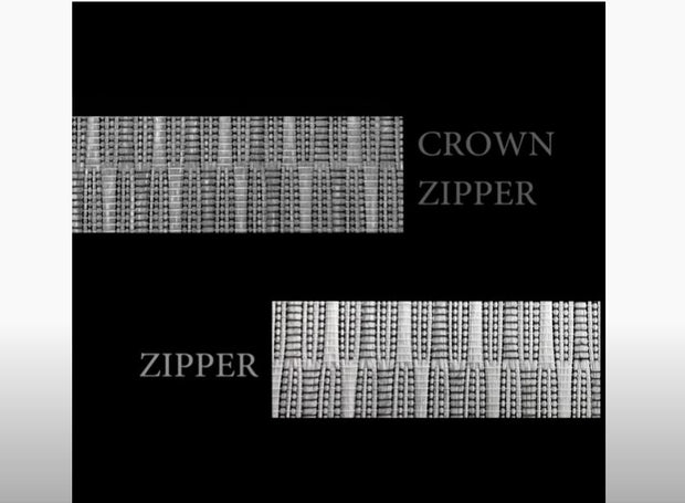 Adjustable Sliding Panels | Semi-Sheer | Crown Zipper